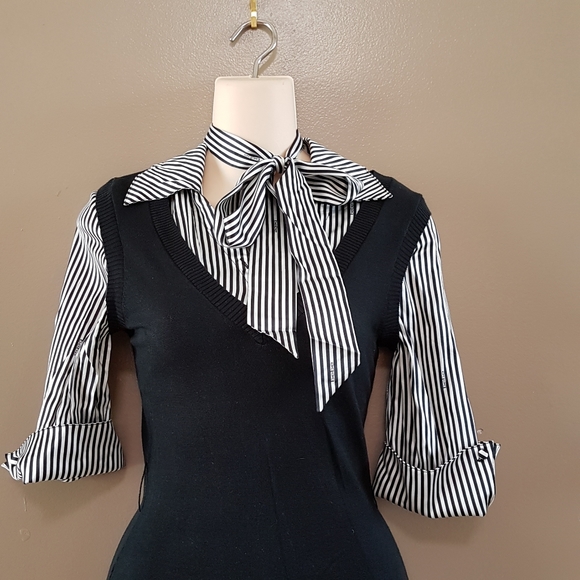 💃 Bebe business silk sweater dress. - Picture 5 of 8